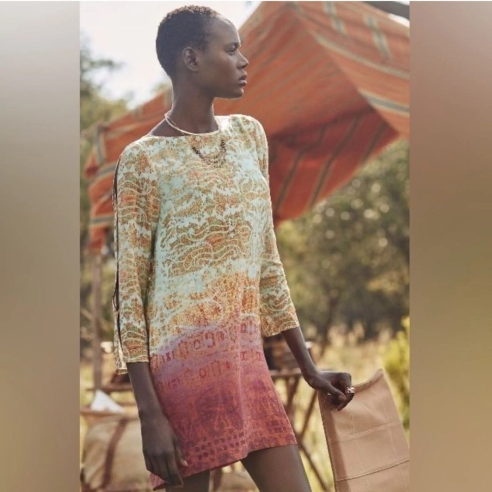 Maeve Bohemian Multicolor Tunic Dress